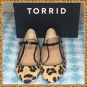 Torrid Flat animal print heel shoe